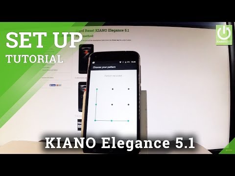 How to Set Up Pattern Lock on KIANO Elegance 5.1