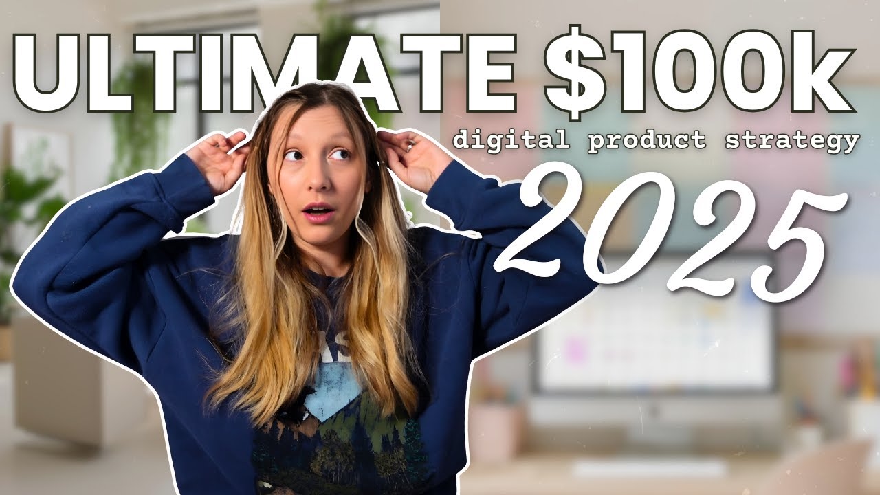 My DIGITAL PRODUCT Strategy for 2025 EXPOSED! How to make 100k+ per year