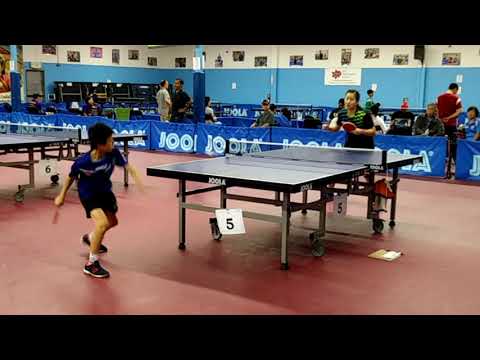 Cui Xiaohua (2315) vs Jensen (2243) at 2019 Fall ICC Joola Open - U2350 Quarter-Final