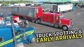 Truck Spotting & Early Arrivals at the 75 Chrome Shop 4/24/24