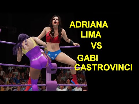 GLOW 1985 Gabi Castrovinci vs Adriana Lima - Extreme Rules
