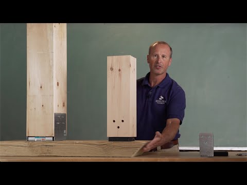 How To Attach A Timber Frame To Concrete Foundation - Pt. 2