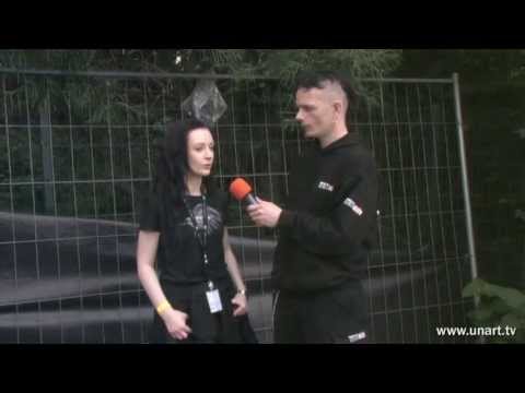 UnArt Live TV - Interview Daniela Vorndran - Blackcat, Blackfield Gelsenkirchen 2010