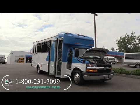 2015 Chevrolet Glaval Titan II 14 Passenger Shuttle Bus - S41028
