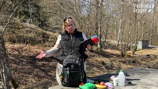 Att packa en ryggsäck för BF elever på gymnasiet