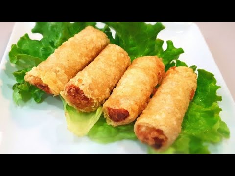 Meilleur recette des nems au poulet Croustillant et délicieux