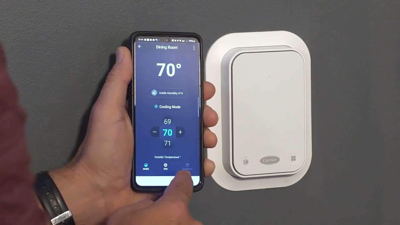 Carrier Smart Thermostat Step-by-Step App Setup