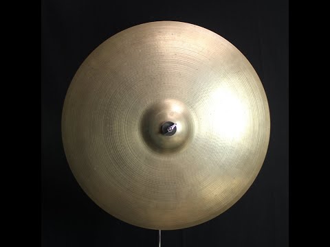 Vintage Zildjian 22" 1970's Thin Stamp A Ride - 2621g (video demo) image 5