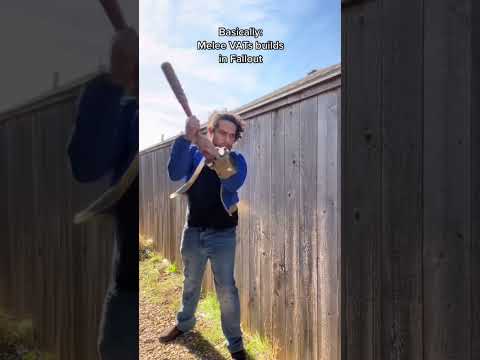 Using VATS with melee weapons in Fallout #shorts #fallout