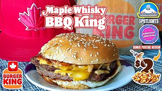 Burger King® Canada Maple Whisky King Review! 🍔👑🍁 | theendorsement Spotlights Junkfood Junction