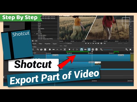 Export Part of a Video or Project | Shotcut Tutorial