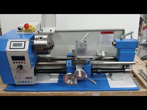 Amadeal AMAB210E Test cuts with the Electronic Lead Screw (ELS)