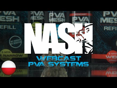 Siatka Pva Nash Webcast Pva Wide 23mm Refill 6m film wideo 