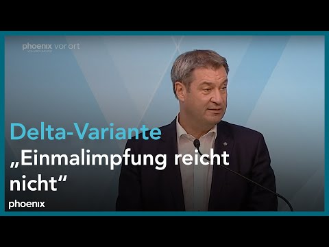 Impfgipfel der Bayerischen Staatsregierung: PK mit Söder & Holetschek