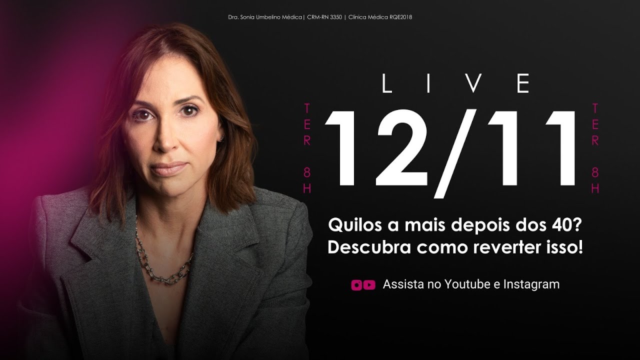 Quilos a mais depois dos 40? Descubra como reverter isso!