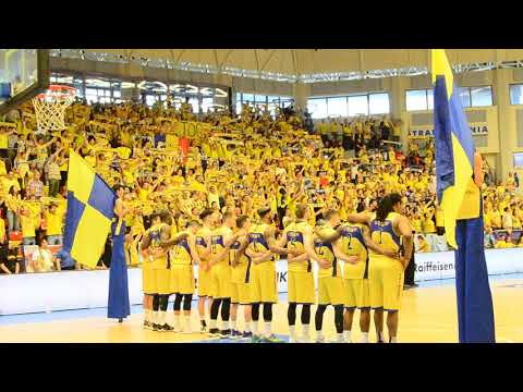 CSU Sibiu - CSM Oradea 87-89 (Imnul României). Finala, meciul 1