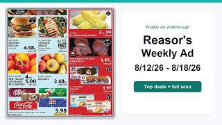 Reasor's Weekly Ad (8/12/26 - 8/18/26) Top Deals
