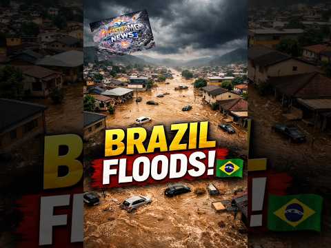 Homes & Cars Submerged | Itaperuna Flooding #Itaperuna#BrazilFloods#RioDeJaneiro#RJ