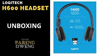 Logitech H600 Wireless PC Headset Unboxing