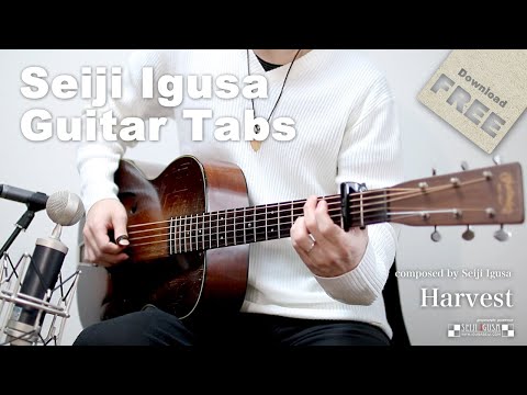 [Free Guitar TABs] Harvest | Fingerstyle Guitar