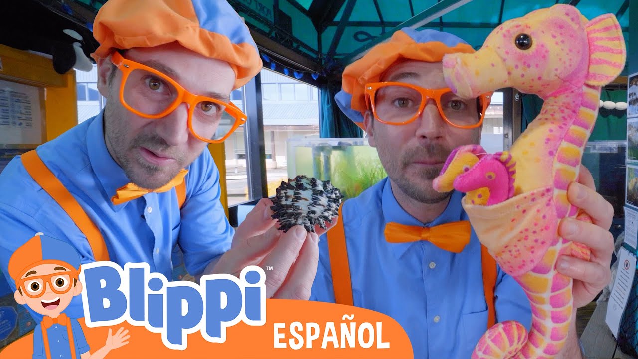 Aprende sobre Animales Acuáticos con Blippi | Canciones para niños | Canciones educativas