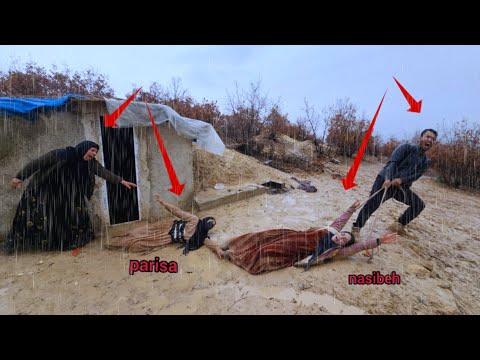 Nasibeh's tension and evil deeds on a rainy day against Vahid and his paralyzed wife