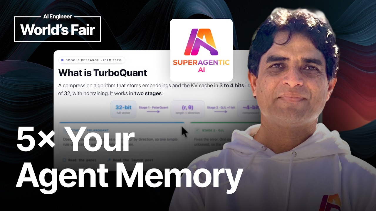 TurboQuant: Supercharging AI Agent Retrieval with Compression - AI Engineer