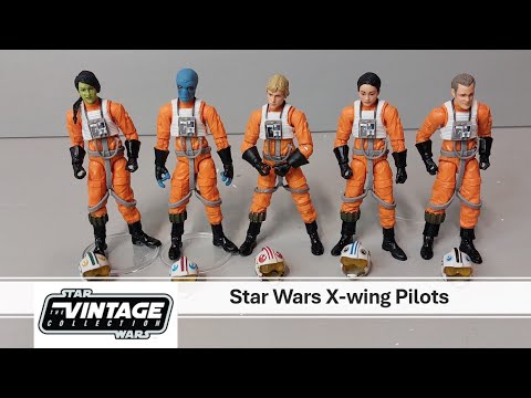 Star Wars the Vintage Collection X-wing Pilot 4-pack MAKMCSWF