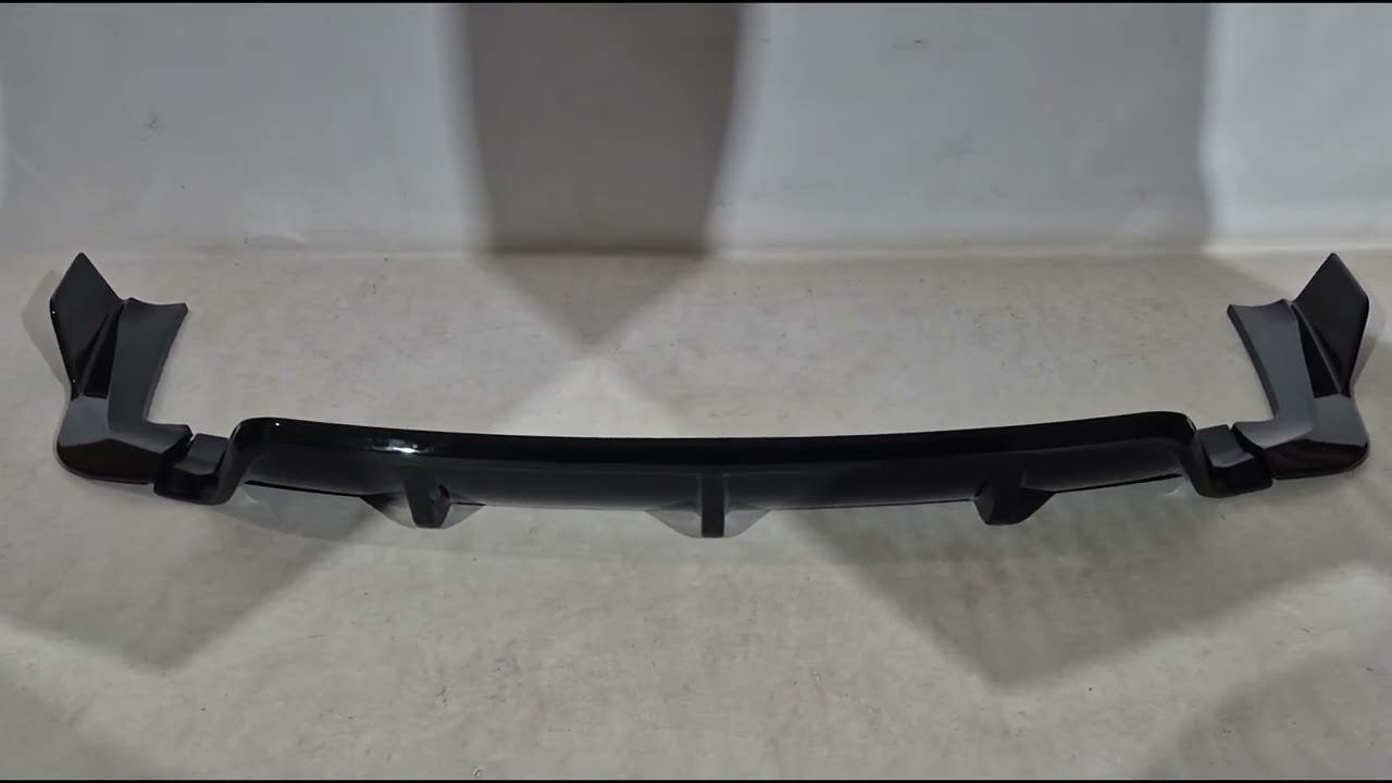 BMW X5 F15 2013–2018 Achterbumperdiffuser Black Warrior (voor M-Sport) Video 1