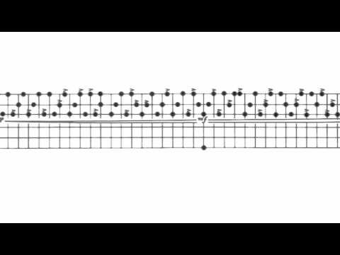 Xenakis Psappha pt. 1 of 2 score video with audio