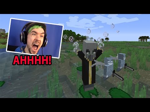 No Pickles - Gamers Reaction to First Seeing an Evoker/Vex mob in Minecraft