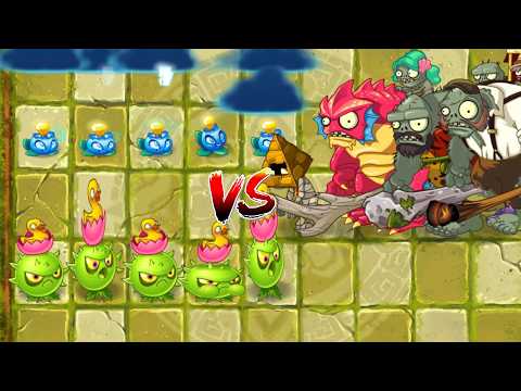 PvZ 2 - Random Plant Teams Vs Random 4 Zombie Vase Breaker - P14 - Who will win?