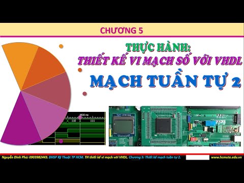 VHDL - FPGA. Bài 501: Đếm từ 0 đến 9 hiển thị 1 led 7 đoạn. Chương 5: Thiết kế mạch tuần tự 2.