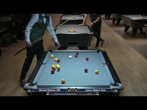 2022 European Championships - Gerard Heaney (NI) v Jason Waters (Ire)
