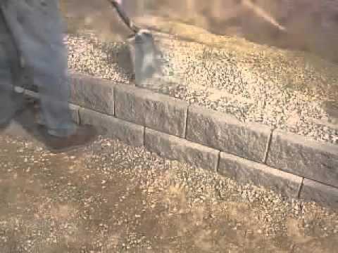 Installing a Retaining Wall