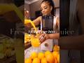 Fresh Cold-Pressed Orange Juice