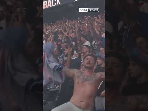 🤯 L'immense joie des supporters parisiens au Parc des Princes au coup de sifflet final ! ⭐⭐