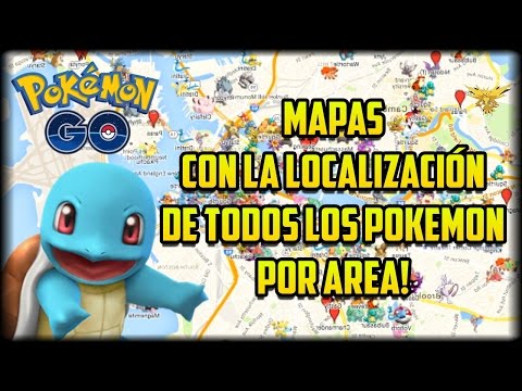 MAPAS CON TODOS LOS POKEMON DISPONIBLES EN EL MUNDO - POKEMON GO - POKEVISION (Sin Hacks) Video