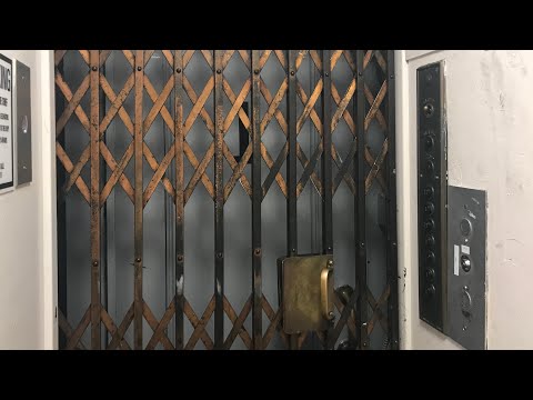 Gated Otis Traction Elevator at Mullen Library, Catholic University of America, Washington, D.C.