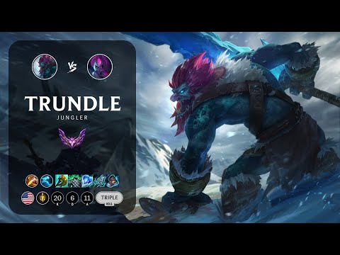 Trundle Jungle vs Evelynn - NA Master Patch 13.8