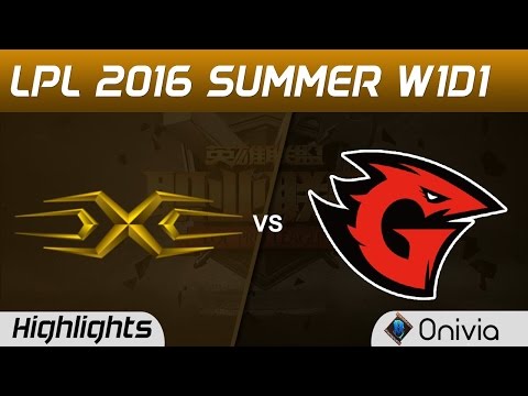 Highlight SS vs GT game 1  - Snake vs Game Talent  LPL 2016