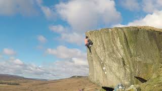 Video thumbnail of Not to be Taken Away, 6c. Peak District