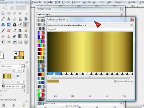 GIMP 48 -  Allgemeines Teil 7/9 /Farbverlauf I