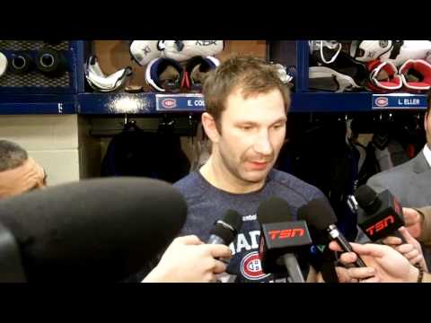 Montreal Canadiens' Erik Cole after loss to Oilers