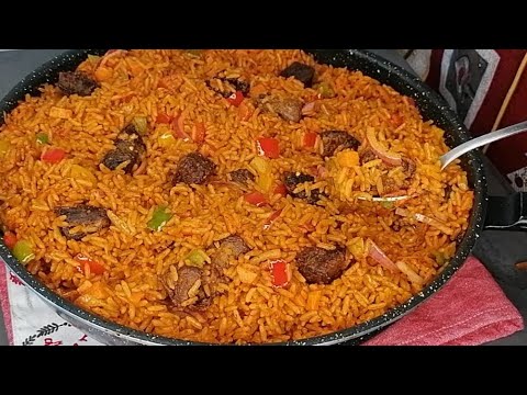How to Cook Delicious Jollof Rice, Very Simple and Quick! Nigerian Jollof Rice Recipe With a Twist 😋