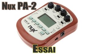 Video thumbnail for Test du Pré-ampli PA-2 de Nux - Effect Portable Pour Guitare Acoustique by Hervé Senni