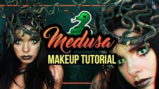 medusa makeup Видео смотреть