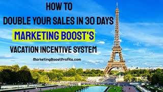 Marketing Boost Vacation Incentives Giveaway | Marketing Boost 2025