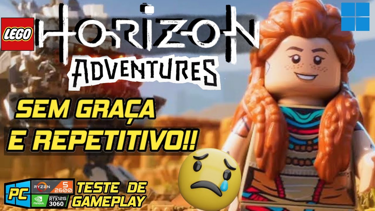 LEGO HORIZON Adventures DECEPCIONA! GAMEPLAY Morno e Repetitivo!