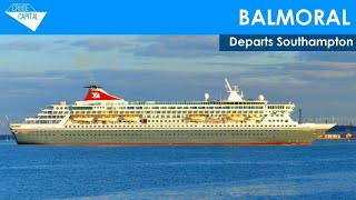 Balmoral departing Southampton (16/04/2016)